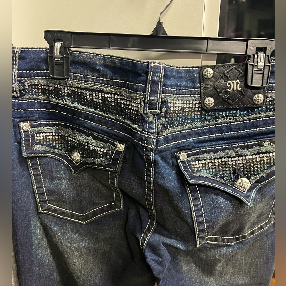 MISS ME EMBELLISHED jeans Sz 33